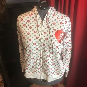 COPY - Skull zippered hoodie